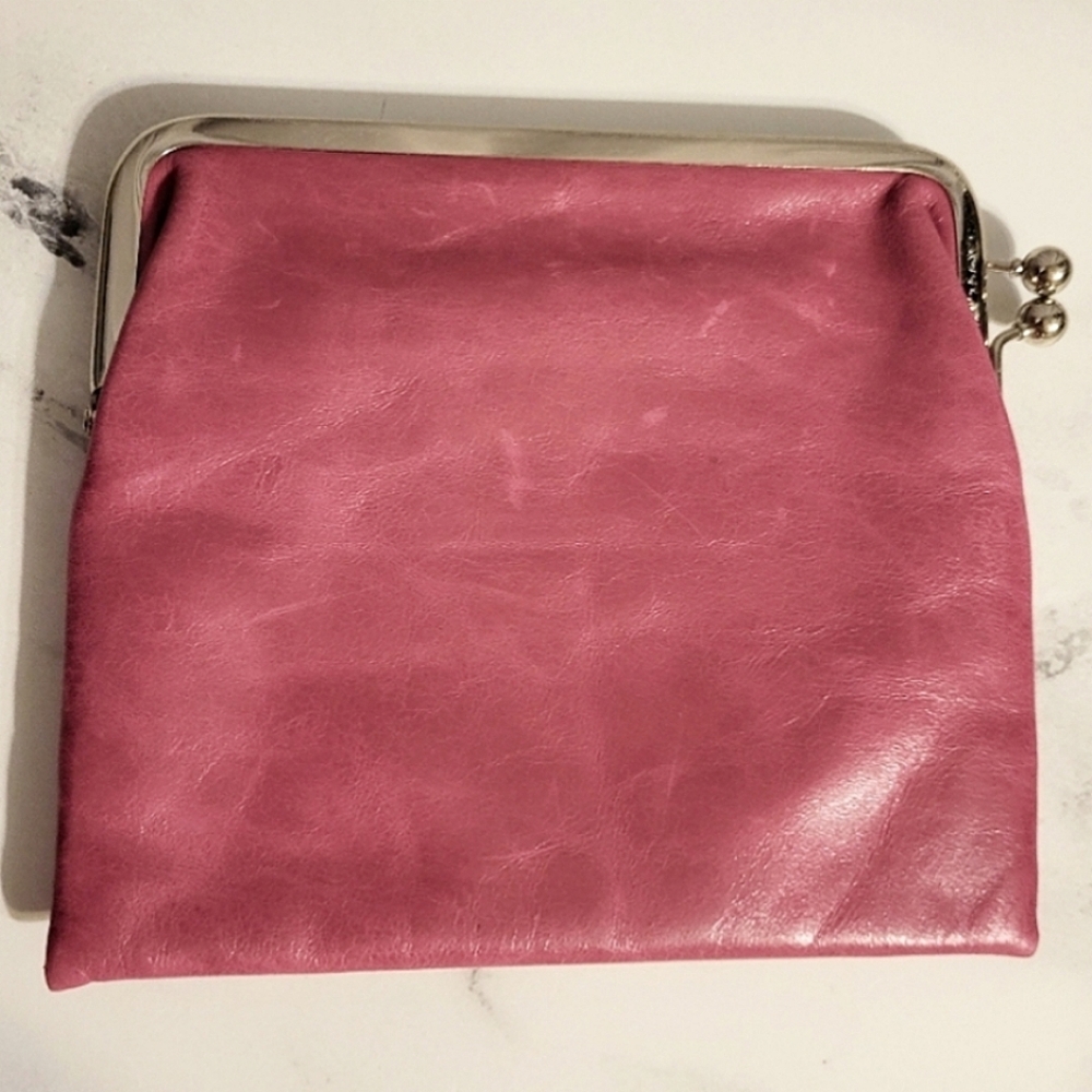 HOBO The Original 'Alex' Unique Pink Leather Clutch